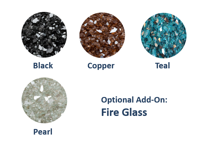 Slick Rock Concrete Square RidgeLine Fire Bowl - Match Lit Ignition