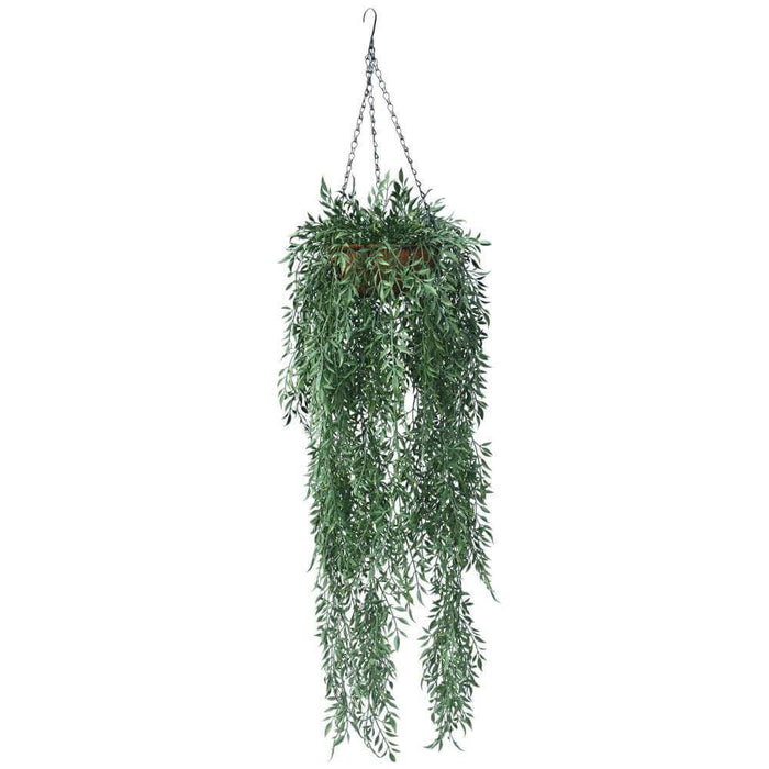 Designer Plants Artificial Fern Hanging Basket UV Resistant