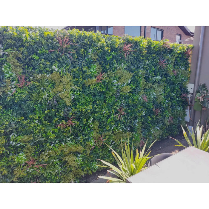 Luxury Plant Wall Panel on a Railing Fence for Privacy Screening California