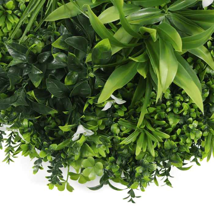 Artificial Green Wall Disc 20" Black Frame