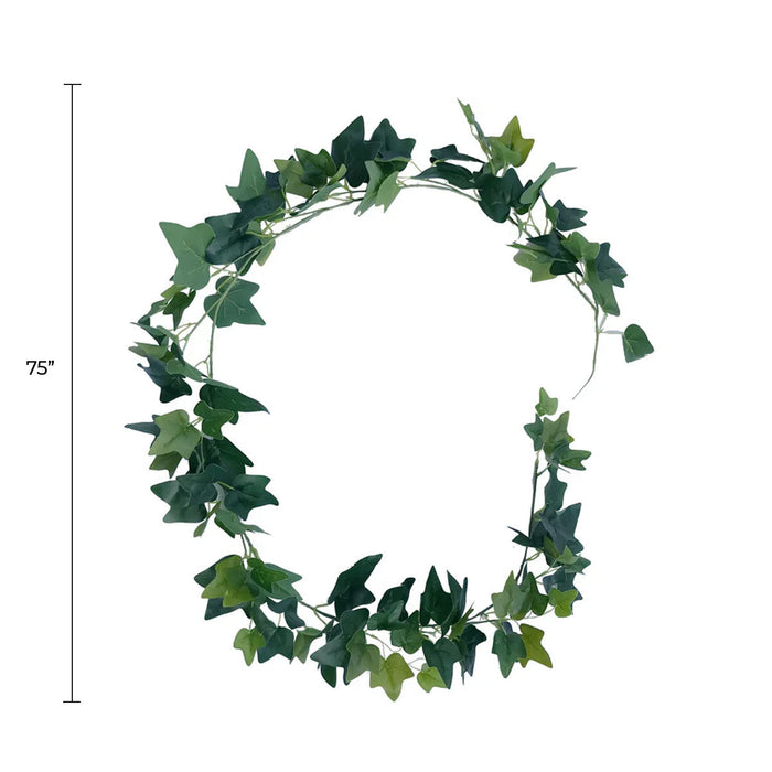 Designer Plants 20 Pieces x Lifelike Ivy Garland 75 Inches