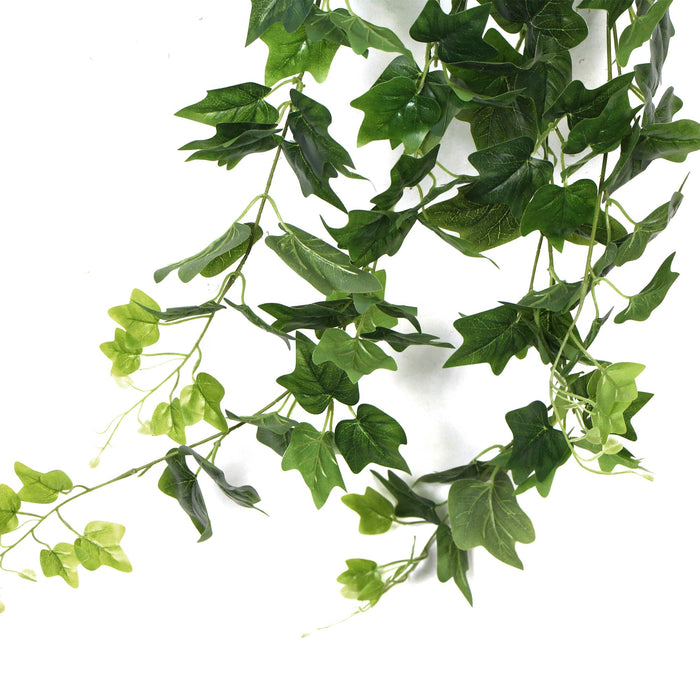 Designer Plants Artificial Nearly Natural Hanging Ivy Bush (Pack of 10)