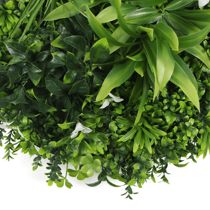 Artificial Green Wall Disc 30" Black Frame