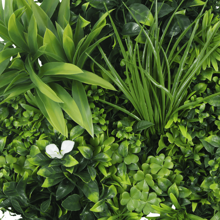 Artificial Green Wall Disc 30" White Frame