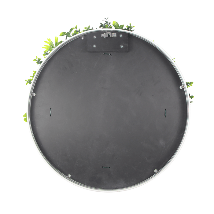 Artificial Green Wall Disc 30" White Frame