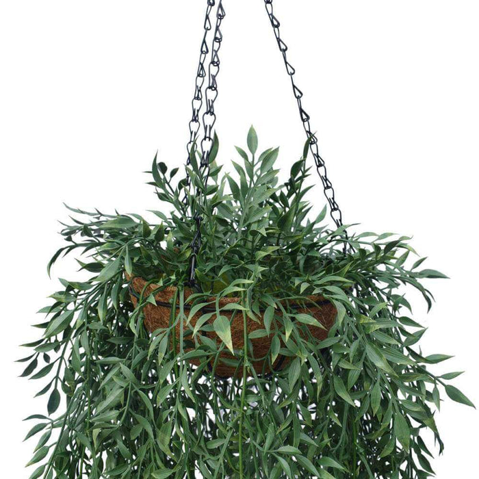Designer Plants Artificial Fern Hanging Basket UV Resistant