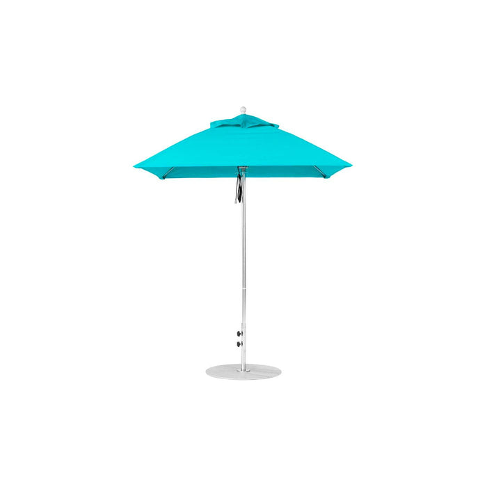 Ledge Lounger Essential Fiberglass Umbrella - 6.5' Square Pulley