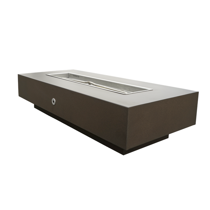 The Outdoor Plus 72" Coronado Rectangular  Fire Pit - Powder Coated Metal