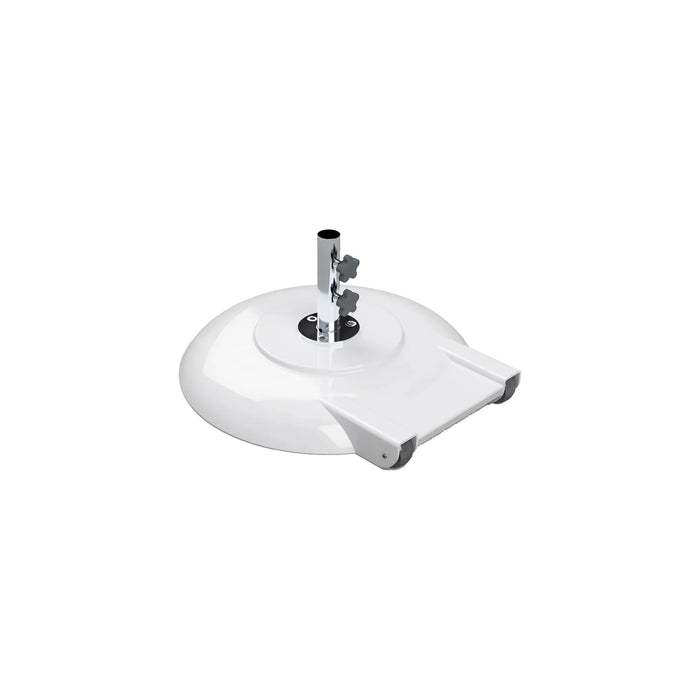 Ledge Lounger Concrete Filled Aluminum Umbrella Base with Wheels