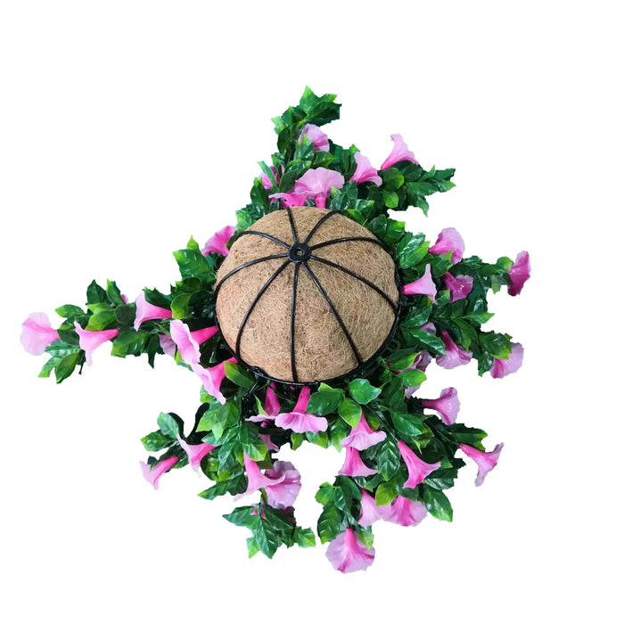 Designer Plants Artificial Petunia Hanging Basket UV Resistant (Outdoor Proof)