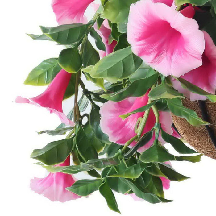 Designer Plants Artificial Petunia Hanging Basket UV Resistant (Outdoor Proof)