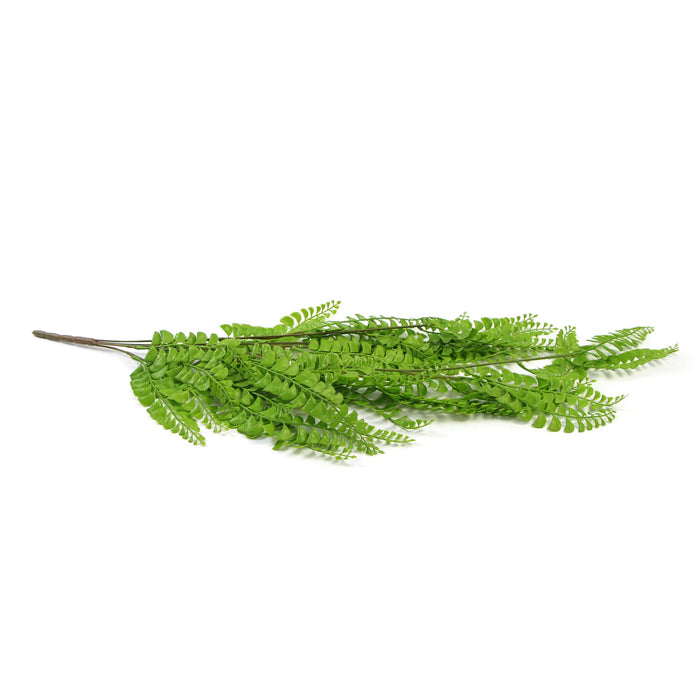 Designer Plants Artificial Dark Green Hanging Button Fern Plant 31" UV Resistant