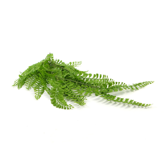 Designer Plants Artificial Dark Green Hanging Button Fern Plant 31" UV Resistant