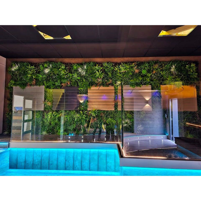 Hotel Foyer Interior Design Idea - Artificial Green Walls
