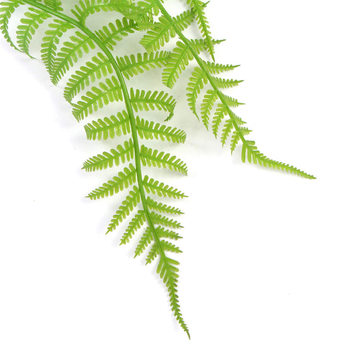 Designer Plants Artificial Hanging Bracken Fern 31" Long UV Resistant