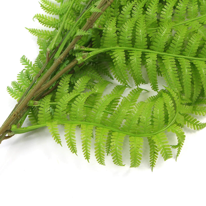 Designer Plants Artificial Hanging Bracken Fern 31" Long UV Resistant