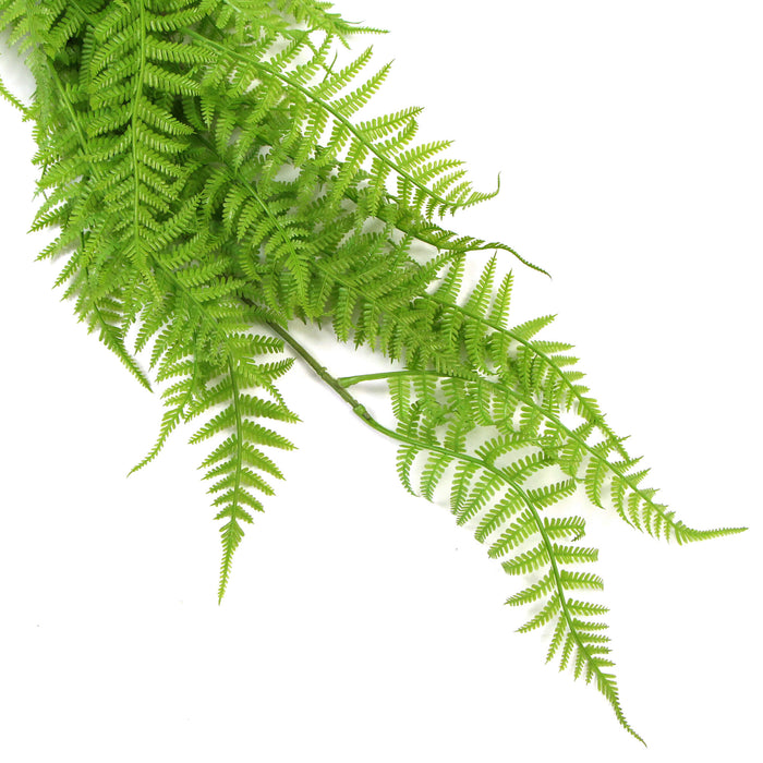 Designer Plants Artificial Hanging Bracken Fern 31" Long UV Resistant