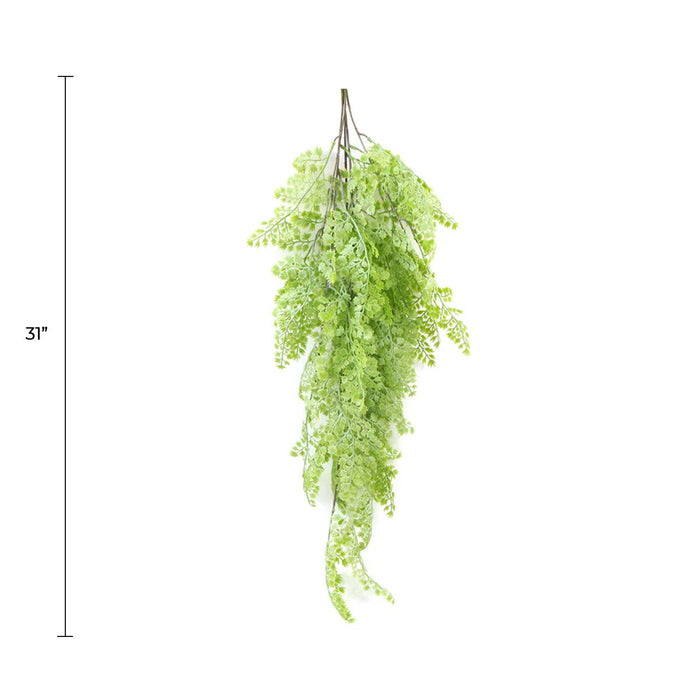 Designer Plants Artificial Light Green Maidenhair Fern 31" UV Resistant