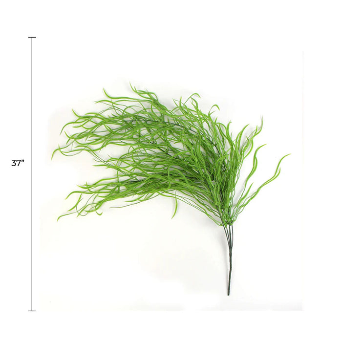 Designer Plants Artificial Long Weeping Willow Grass Bush 37" UV Resistant