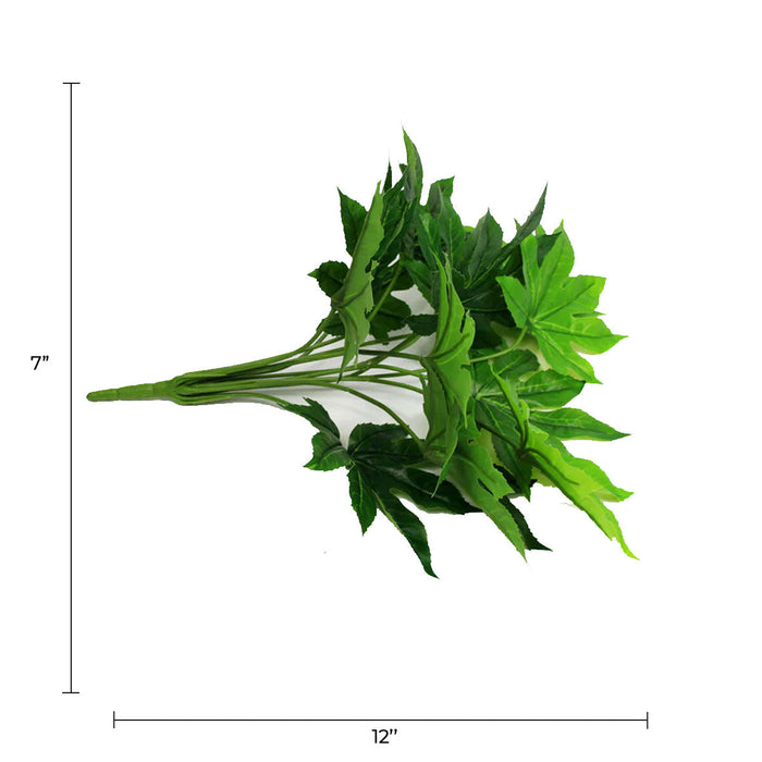 Designer Plants Artificial Marijuana / Hemp Plant Leaves 12"