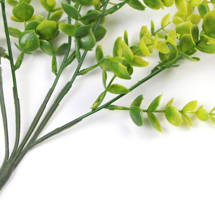 Designer Plants Artificial Mixed Yellow and Green Hanging Eucalyptus Vine 31" UV Resistant