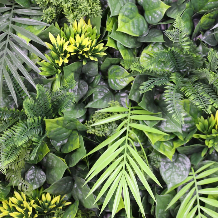 Designer Plants Luxury Flowering Hawaiian Sunrise Artificial Vertical Garden 40" x 40" 11SQ FT Commercial Grade UV Resistant