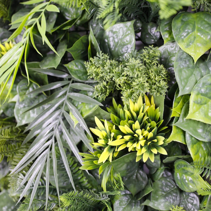 Designer Plants Luxury Flowering Hawaiian Sunrise Artificial Vertical Garden 40" x 40" 11SQ FT Commercial Grade UV Resistant
