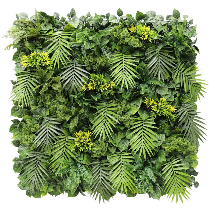 Designer Plants Luxury Flowering Hawaiian Sunrise Artificial Vertical Garden 40" x 40" 11SQ FT Commercial Grade UV Resistant