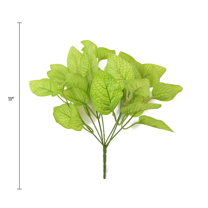 Designer Plants Artificial Philodendron Golden Leaf Bush 11"