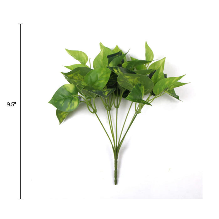 Designer Plants Artificial Pothos / Devil's Ivy Bush 9.5"
