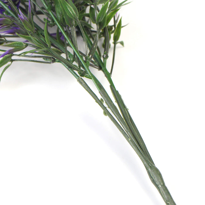 Designer Plants Artificial Purple Two-tone Narrow Leaf Artificial Hanging Ruscus Plant 31" UV Resistant