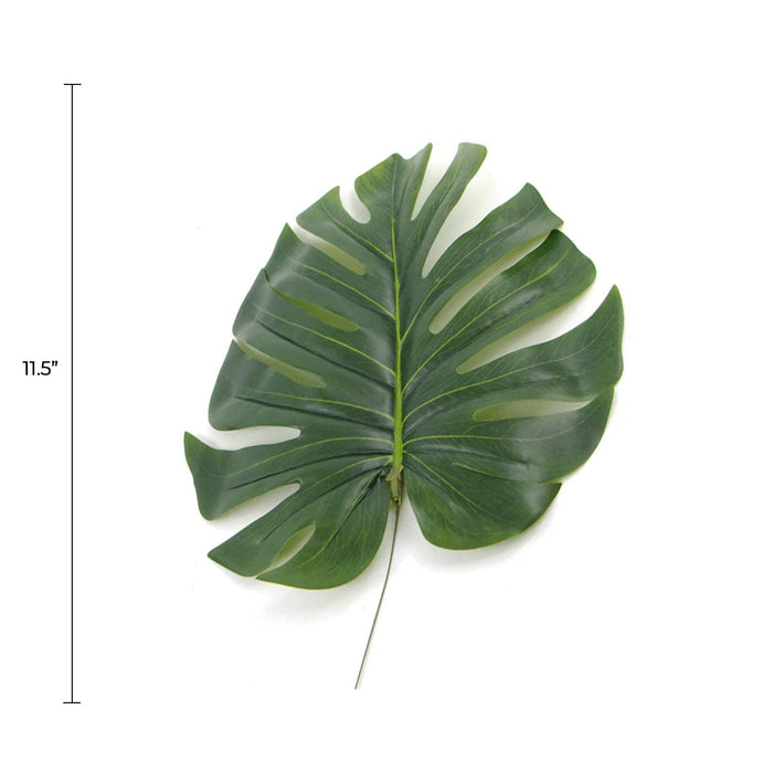 Designer Plants Artificial Single Philodendron Leaf 11.5"
