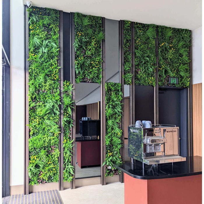 Artificial Ivy Panels installed into a hotel