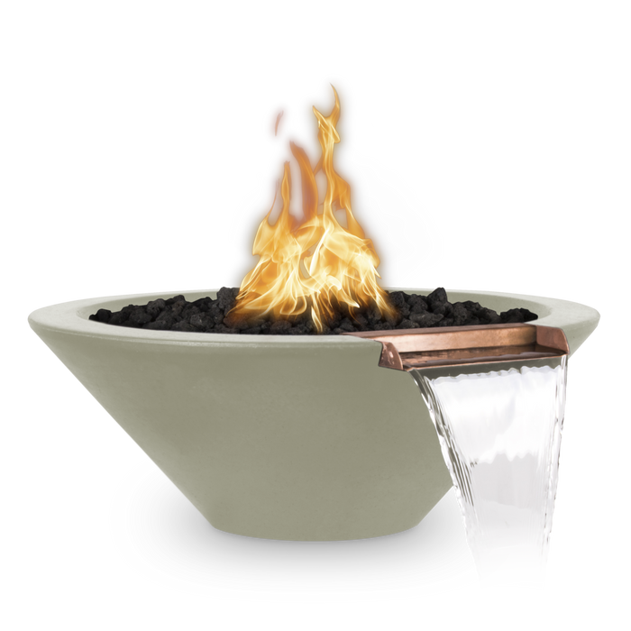 The Outdoor Plus Cazo Fire & Water Bowl - GFRC Concrete