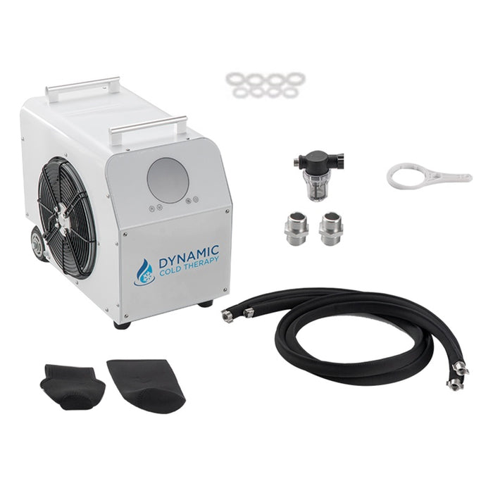 Dynamic Cold Therapy 0.6 HP Cold/Heat System with WiFi App - Titanium Edition | Model: DCT-SY-06-HC-TI | Corrosion-Resistant | Smart-Enabled