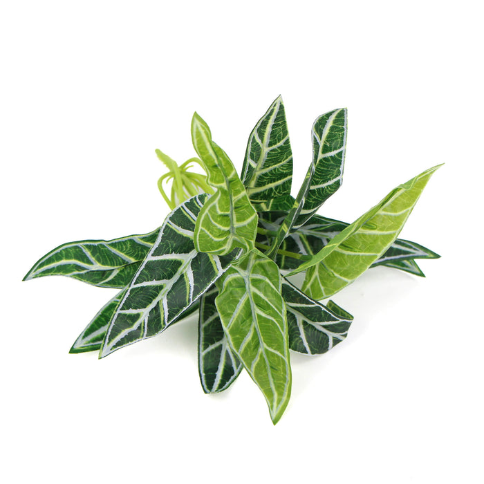 Designer Plants Artificial Zebra Plant Bush 11"