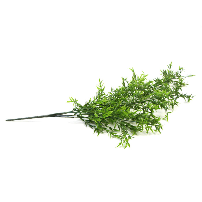 Designer Plants Artificial Two-tone Narrow Leaf Artificial Hanging Ruscus Plant 31" UV Resistant