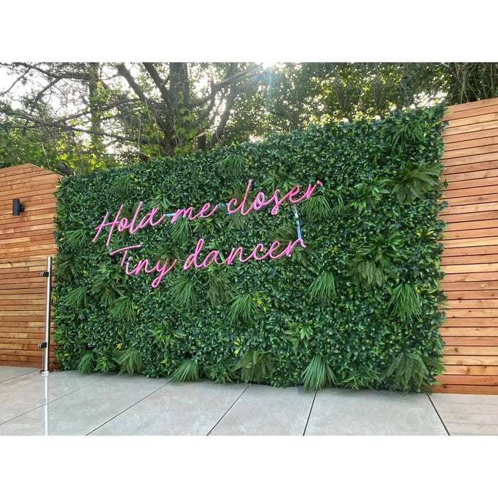 Luxury Green Tropics Artificial Living Wall /  Green Wall 40" x 40" 11SQ FT Commercial Grade UV Resistant