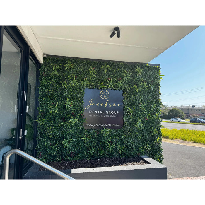 Luxury Green Meadows Artificial Vertical Garden 40" x 40" 11SQ FT Commercial Grade UV Resistant