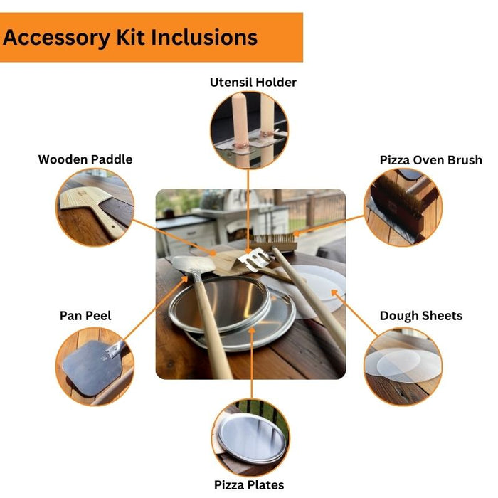 HPC Fire Accessory Kit for Outdoor Pizza Oven