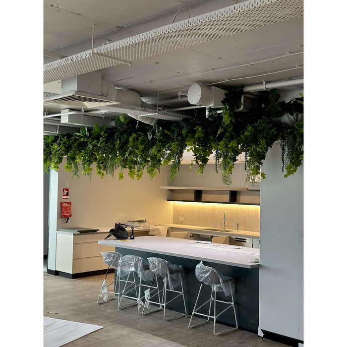 Designer Plants Artificial Nearly Natural Hanging Ivy Bush (Pack of 10)