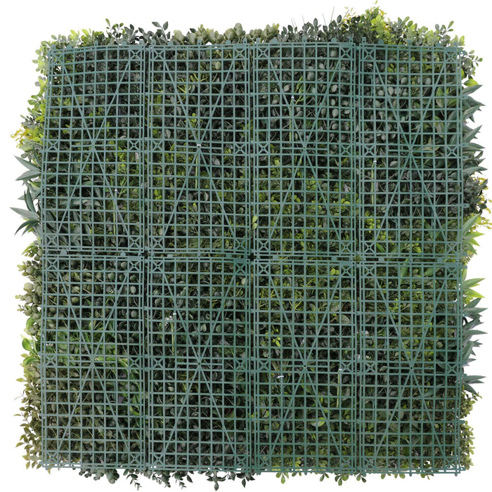 Premium Artificial Vertical Garden Panel Lush Spring Backing