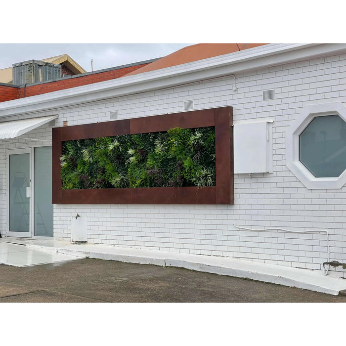 Plastic Green Wall Panels Artificial Vertical Garden