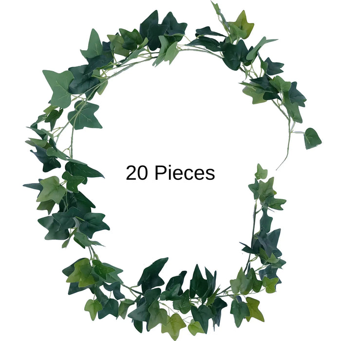 Designer Plants 20 Pieces x Lifelike Ivy Garland 75 Inches