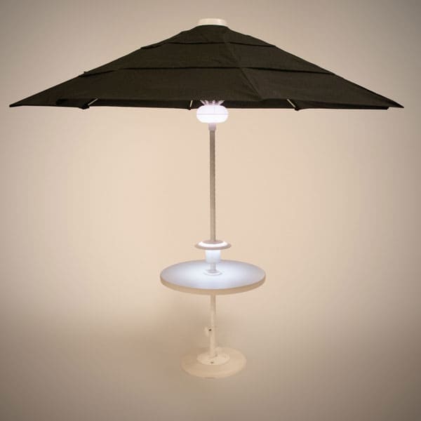 Current Luxury Helux™ Solar Motorized Market Umbrella