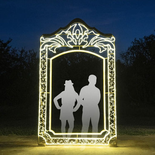 LED Christmas Photo Cutout Size Reference