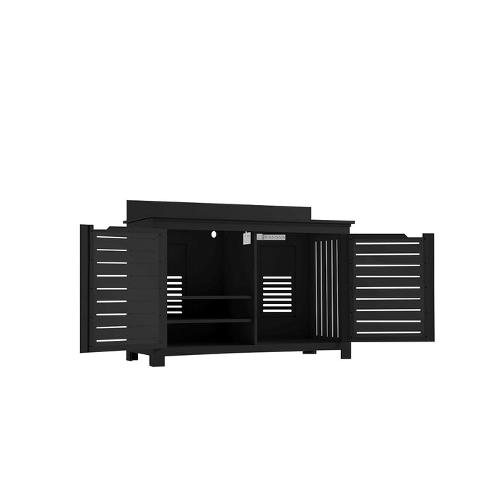 Ledge Lounger Mainstay Bar Credenza with Storage