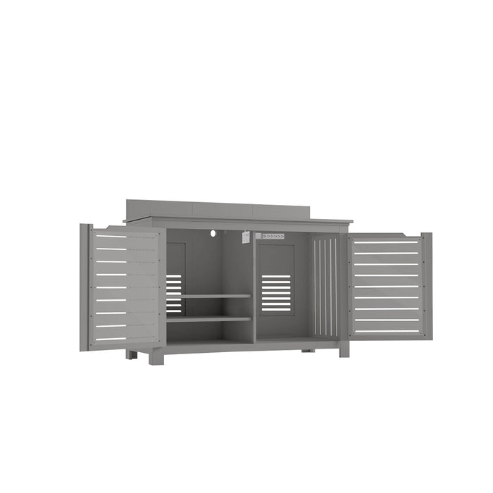 Ledge Lounger Mainstay Bar Credenza with Storage