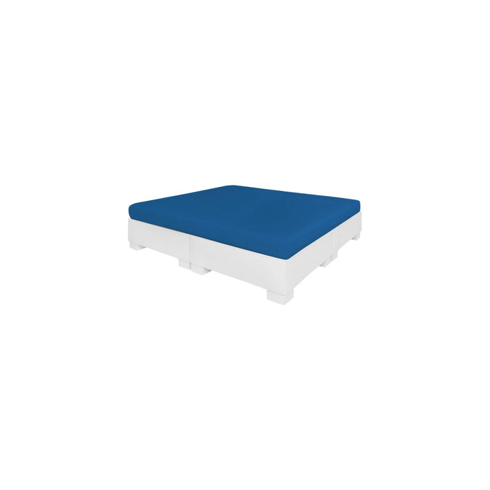 Ledge Lounger Affinity Square Sunbed With Flat Cushion