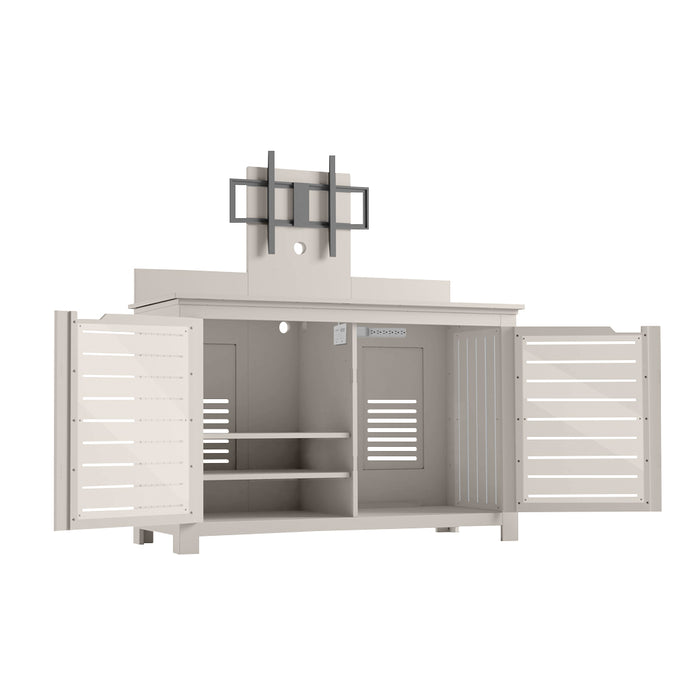 Ledge Lounger Mainstay Bar Credenza with Storage